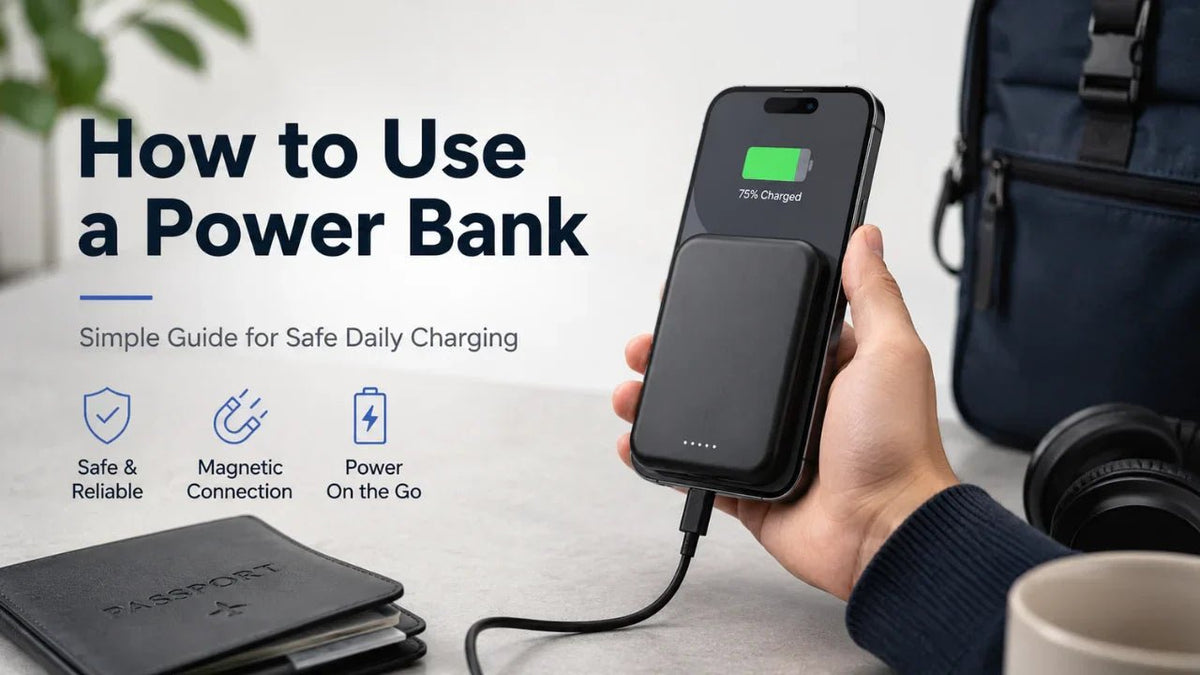 How to Use a Power Bank | A Simple Guide for Safe Daily Charging - I Love Power Bank