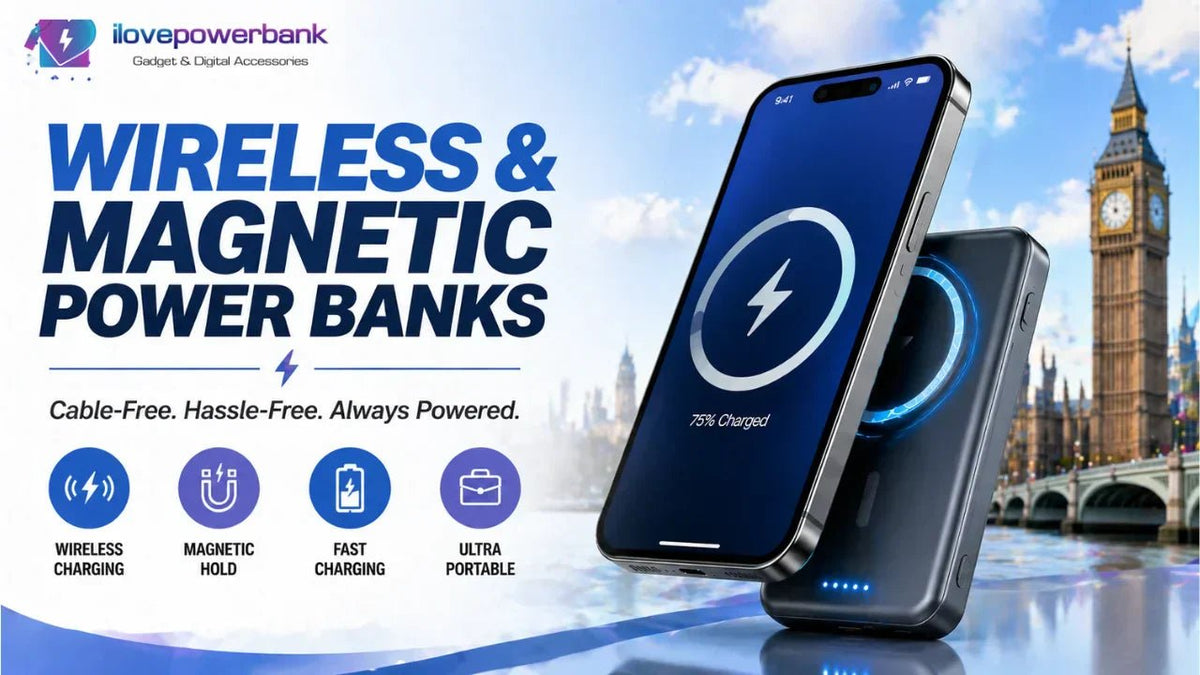 Wireless & Magnetic Power Banks | A Game-Changer for UK Tech Lovers - I Love Power Bank
