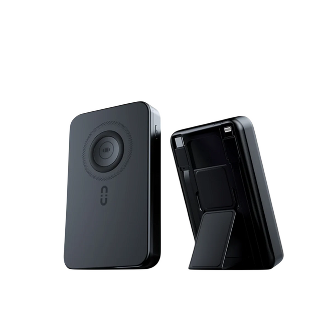 Power Bank watch magnetic wireless charging comes with Double wire brackets and stand.