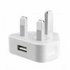 Universal UK Plug 1/2/3 USB 3Pin Wall Charger Adapter With Ports Charging Charge